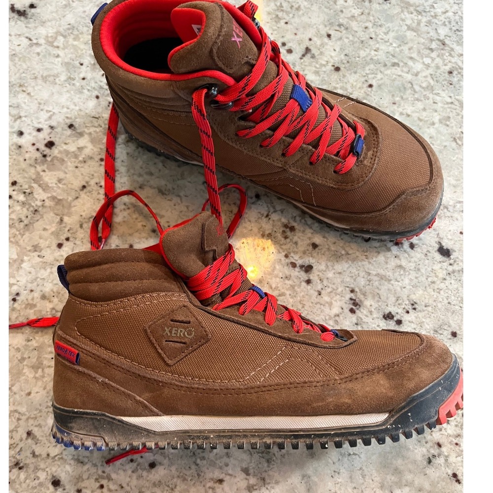 Xero Shoes Ridgeway Waterproof Hiking Boots Brown Womens 8 Barefoot Minimalist